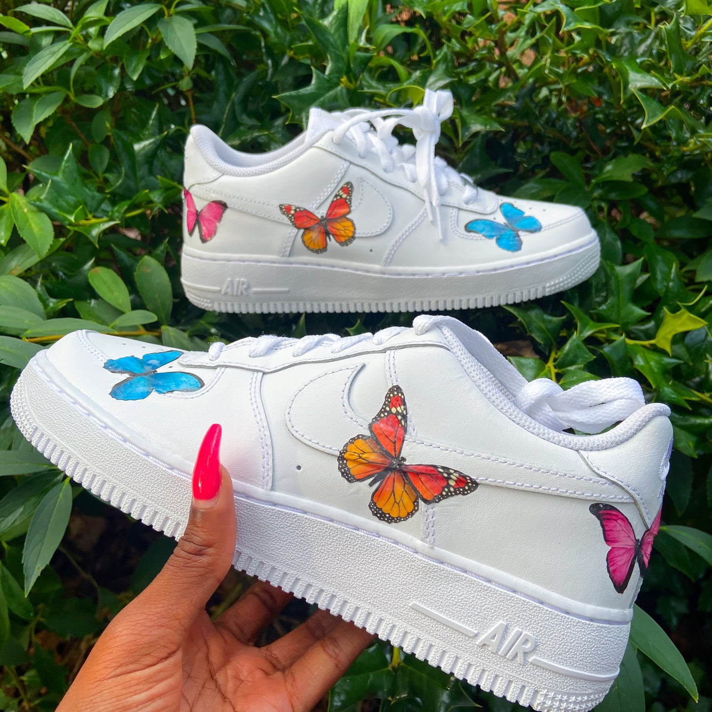 Custom Rainbow Butterfly Custom AF 1s