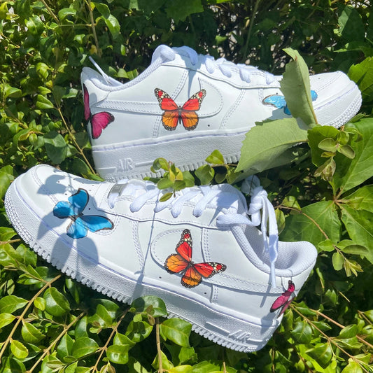 Custom Rainbow Butterfly Custom AF 1s