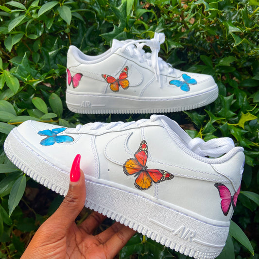 Custom Rainbow Butterfly Custom AF 1s